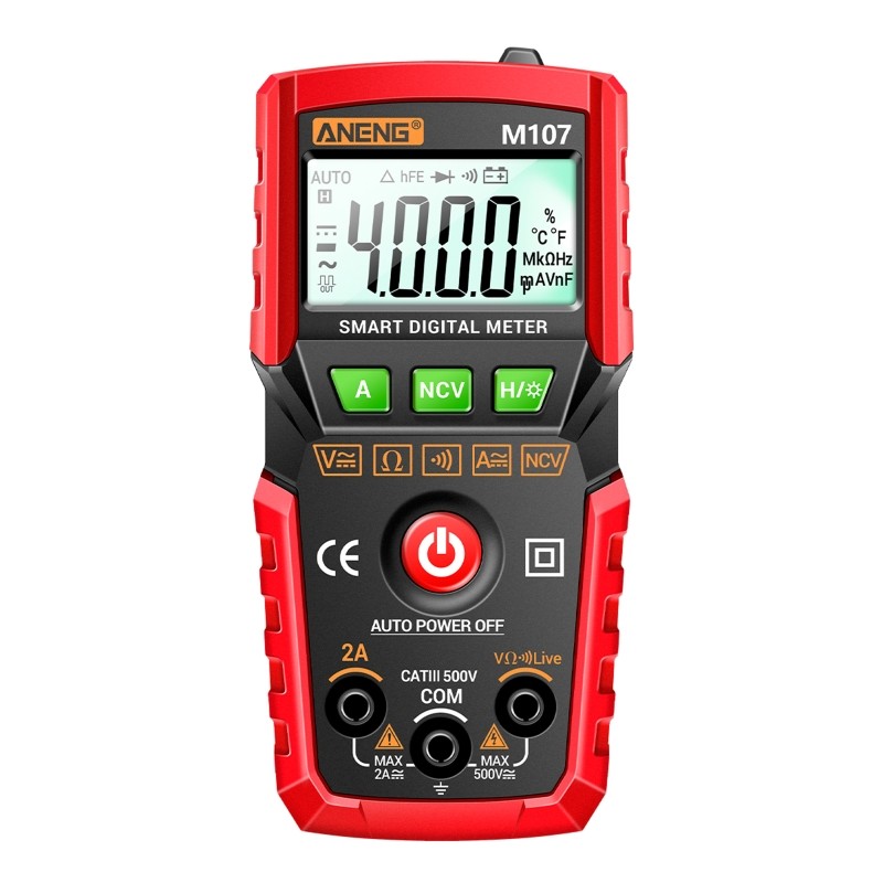 Digital Multimeter Dropshipping Multimeter 4000 Voltmeter Ohmmeter Voltage Current Measurement Auto Off Resistance