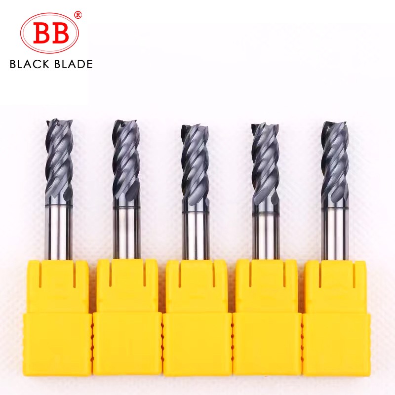 BB Stainless Steel Solid Carbide End Mill CNC Tool Titanium Alloy Cutter BK4055 6mm 8mm 12mm 16mm