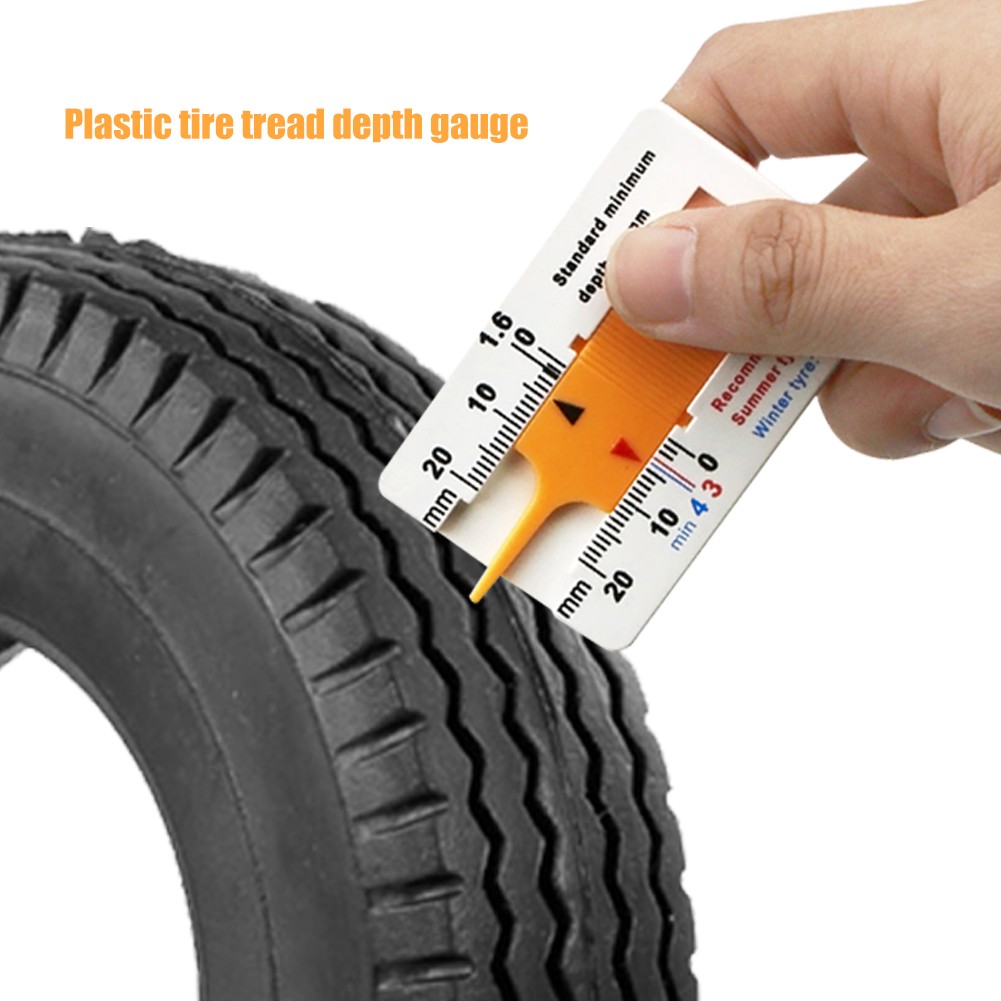 1-8pcs Gauge Gauge Tool Supplies 0-20mm Metal Pointer Auto Car Tire Read Depth Gauge Page Motorcycle