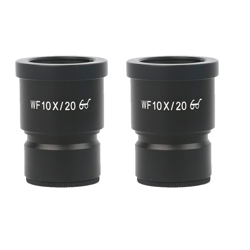 2pcs WF10X WF15X WF20X WF25X WF30X Wide Field Eyepiece for Trinocular Microscope Stereo Microscope 30mm Interface Installation