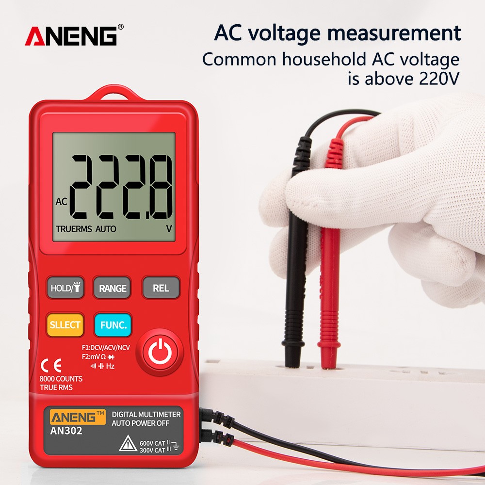 ANENG 8000 Digital Multimeter AN302 Rms multímetro transistor tester professional digital multimeter metro meter