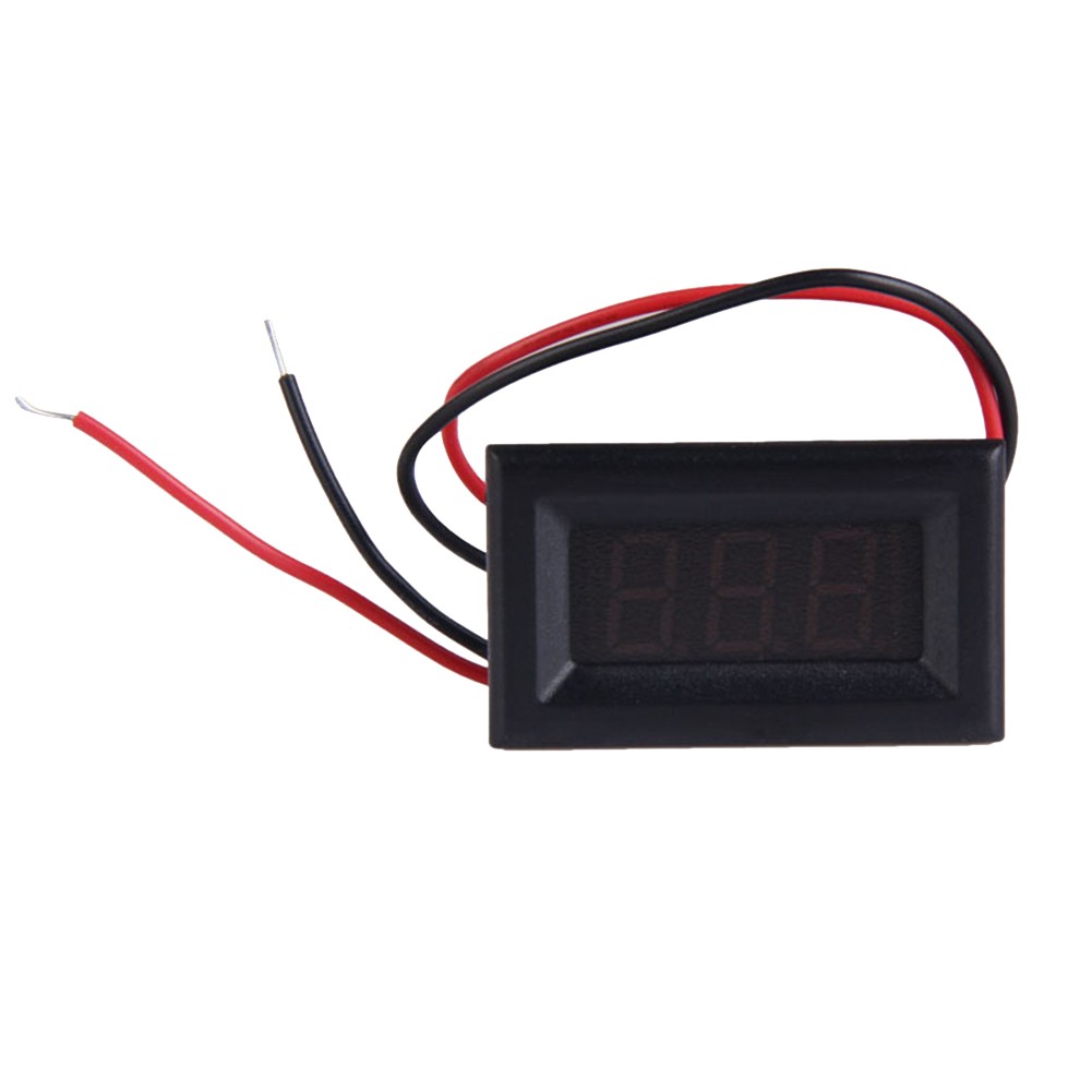 Digital DC 2.5/3-40V Voltmeter Auto Motorcycle Two Wire Voltage Meter