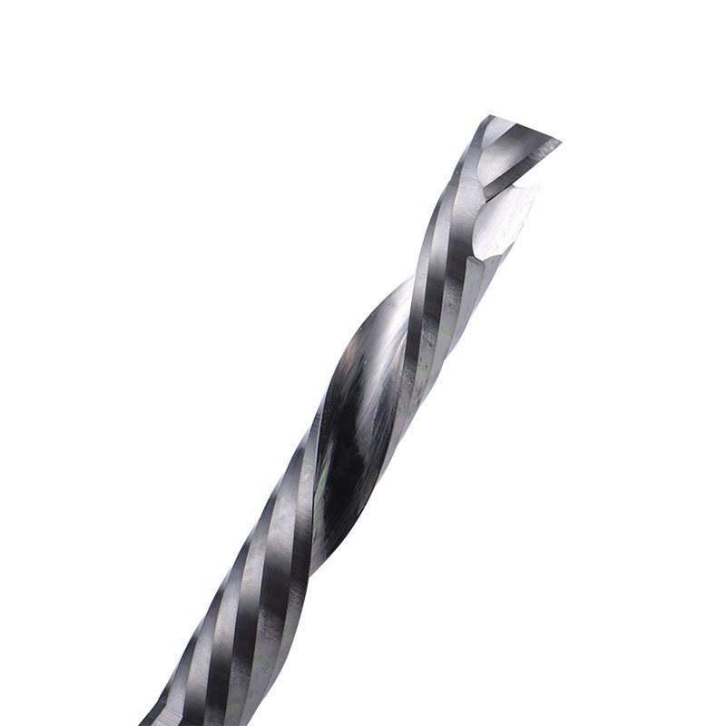 1pc 3.175/4/6/8/10mm 3A Up and Down Compound Single Flute Spiral Carbide Mill Tool Wood Press Cutters End Mill Cutter