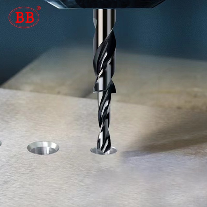 BB Counterbort Twist Step Drill Dual Cutting Bit HSS For Metal 90 180 Degree M3 M4 M5 M6 M8 M10 M12 Cone Drill Tool 1pc