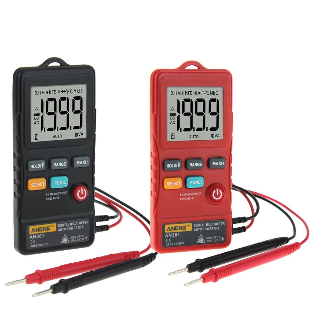 ANENG AN302 Professional Digital Multimeter 7999 Display DC/AC Voltmeter Tester Capacitance Diode NCV Ohm Resistance Hz Test