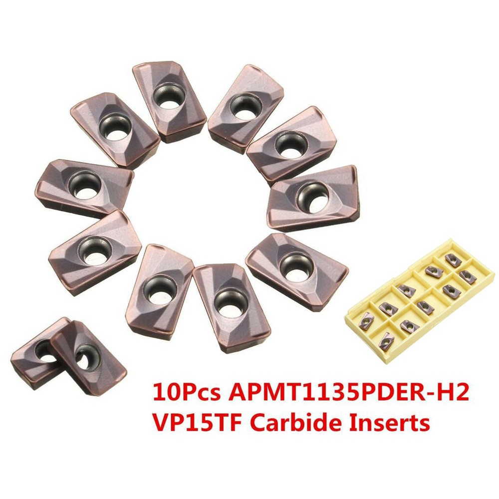 10pcs carbide 549216 model indexable insert APMT1135PDER-H2 VP15TF carbide insert carbide insert inter t1135 cnc tool set high quality