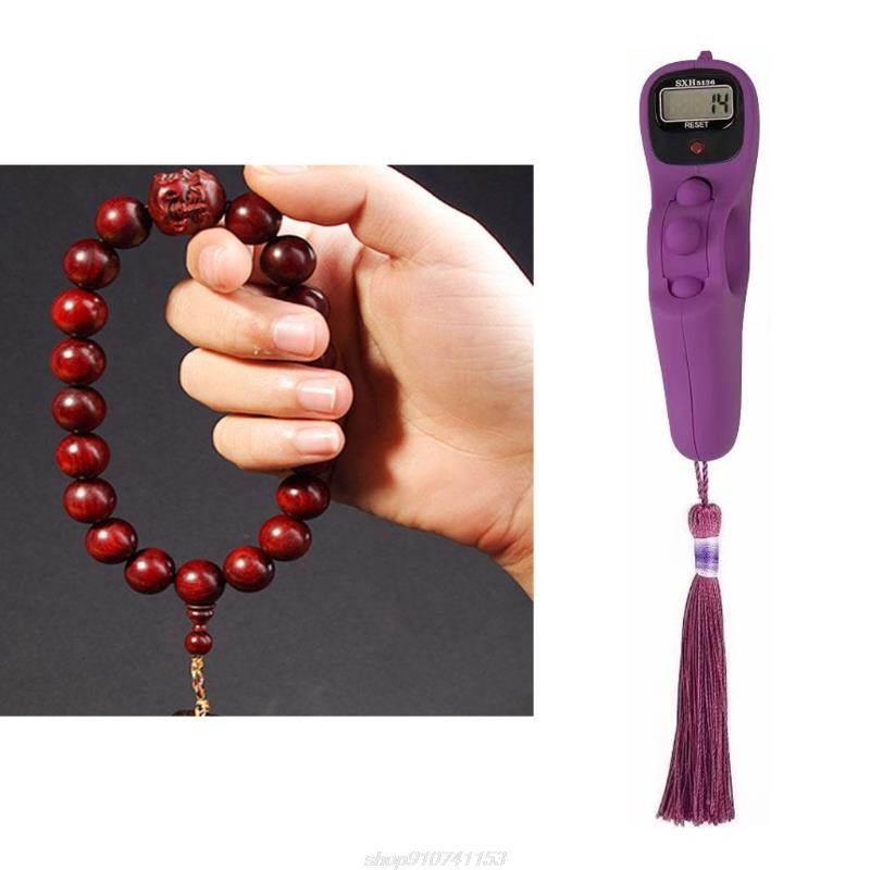 F92C Portable Handheld Digital Beads Counter Finger Game Toy Auto Stop Memory Function Decompression Relax Tool For