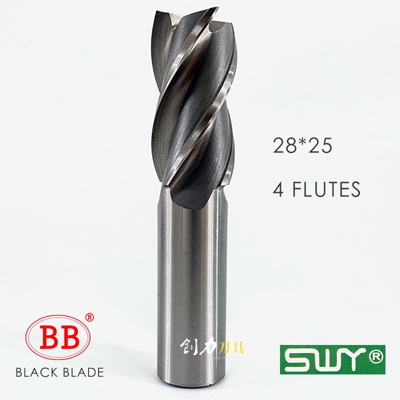 HSS End Milling Cutter Diameter 16 18 19 20 21 22 25 28 30 32 35 40mm Long Length 141~210mm Plus Size 3F 2F 4F