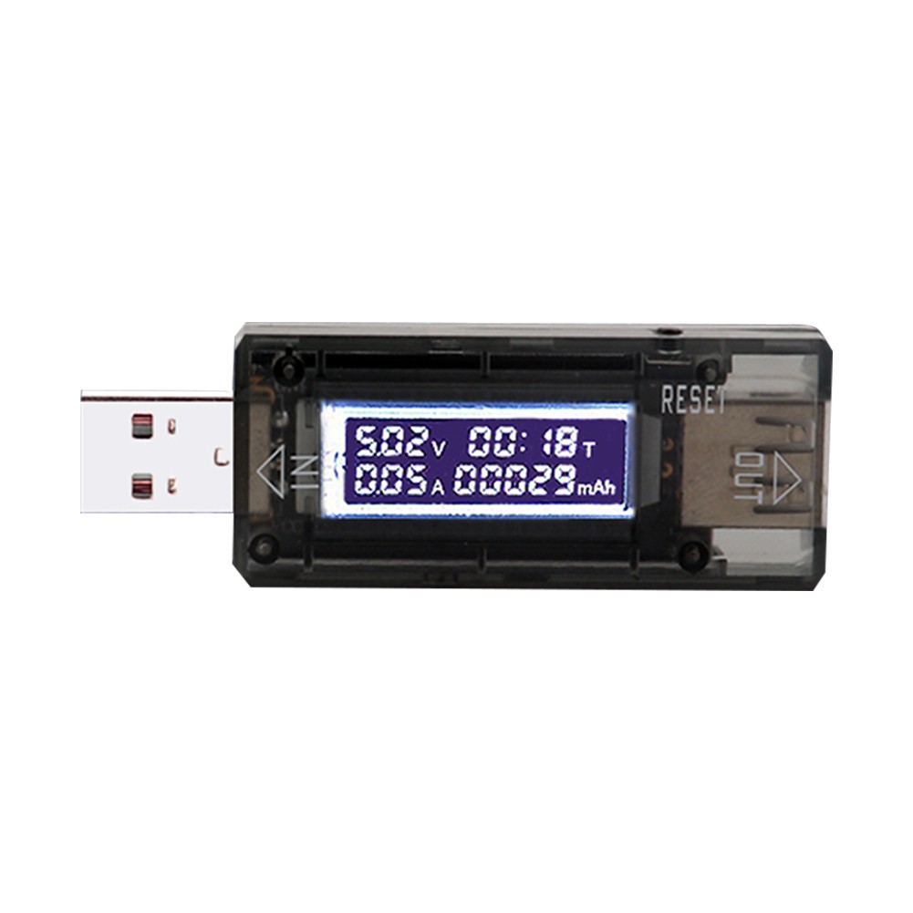 USB Tester DC Digital Voltmeter Ammeter 3.2-10V 0-3A DC Digital Volt Amp Meter Tester Charger Indicator For Car Wall Charger