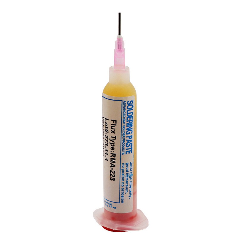 Soldering Flux 223 Syringe Barrel Welding Oil 10cc Lead-Free Environmental Protection Mobile Phone Repair BGA Soldering Paste