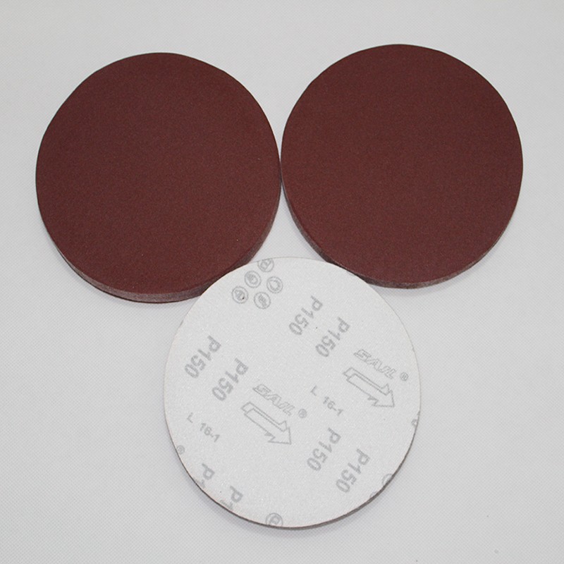 Free shipping 10pcs sandpaper disc 12 inch 300mmGrit 40-1000 emery round hook loop sanding disc polish