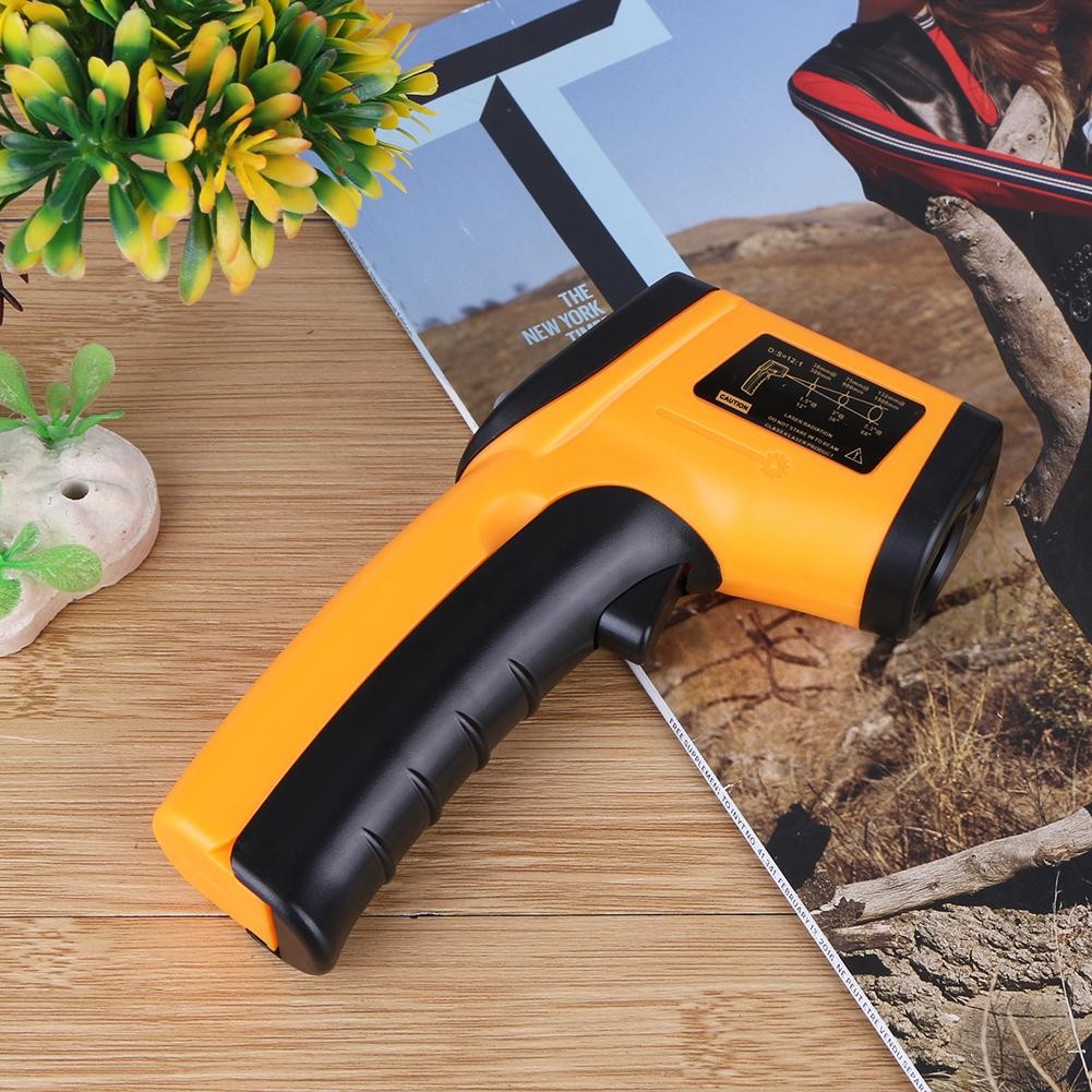 Non-contact Infrared LCD Monitor Infrared Thermometer Infrared Laser Accurate Digital for GM320 (No Battery)