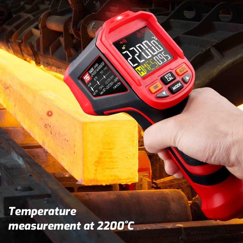 TASI TA603 Series Infrared Thermometer 1080/1380/1680/1880/2200 High Temperature Color Screen Non-contact Laser Thermometer