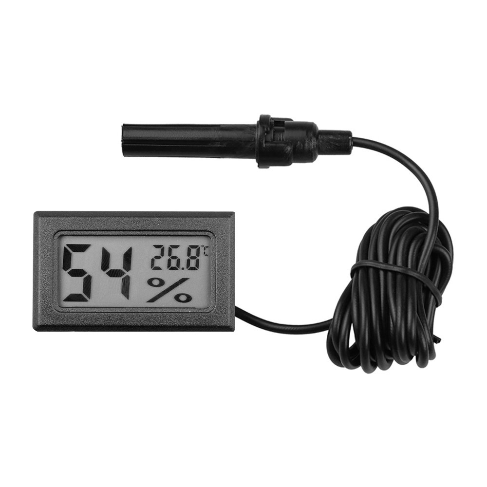 Mini Temperature Sensor Digital LCD Thermometer Hygrometer Indoor Waterproof Thermometer Meter