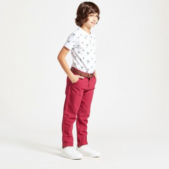 Juniors Solid Woven Pants