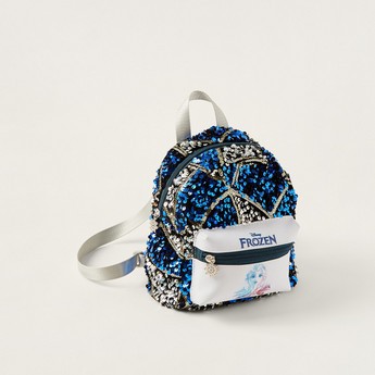 Disney Frozen Sequin Embellished Backpack - 8 inches