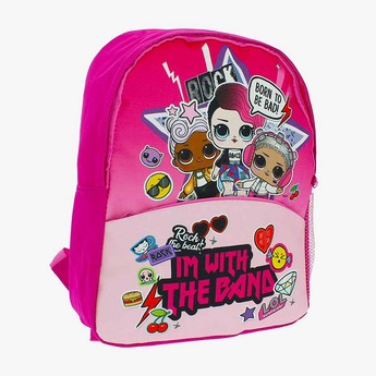 L.O.L SURPRISE! Printed Backpack with Adjustable Shoulder Straps