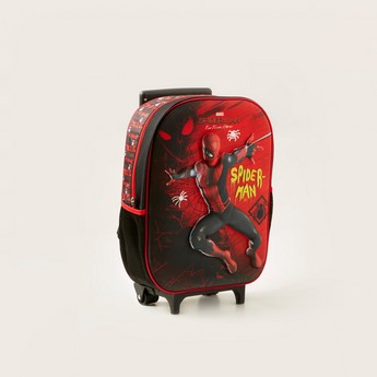 Spider-Man Print 3-Piece Trolley Backpack Set