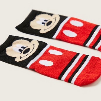 Disney Mickey Mouse Print Socks