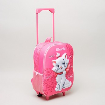 Disney Marie Print 3-Piece Trolley Backpack Set