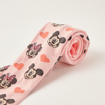 Disney Mickey Mouse and Minnie Mouse Print Tights