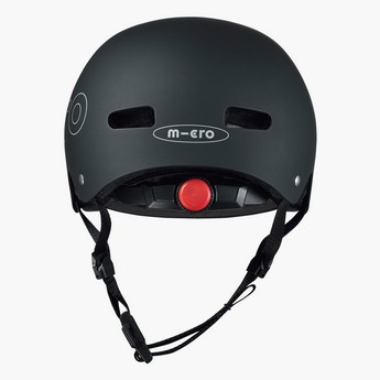 Micro Helmet with Adjustable Buckle Strap Closure