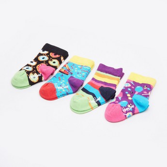 Happy Socks Kids Carousel Gift Box - Set of 4