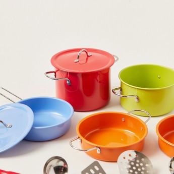 Just for Chef 13-Piece Non-Stick Cookware Playset