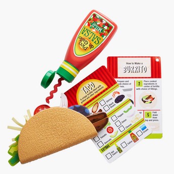 Melissa and Doug Fill & Fold Taco & Tortilla Set