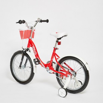 Chipmunk 18-inch Bicycle with Training Wheels and Basket