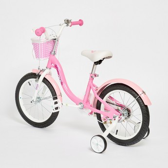 Chipmunk 16-inch Bicycle with Training Wheels and Basket