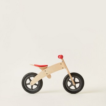 Street Runner Wooden Balance Bike - 12 inches