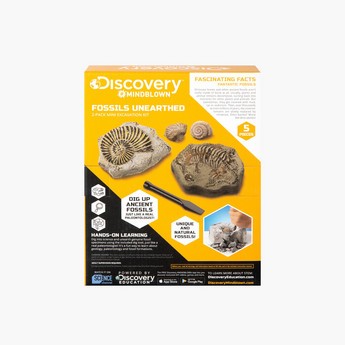 Discovery 5-Piece Toy Excavation Mini Fossil Kit