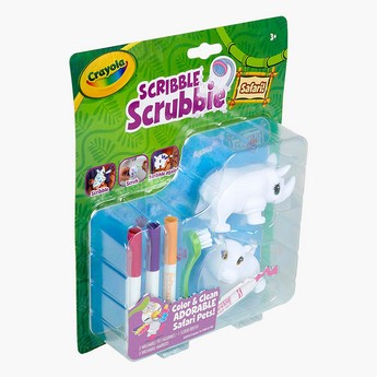 Crayola 6-Piece Safari Scribble Scrubbie Playset