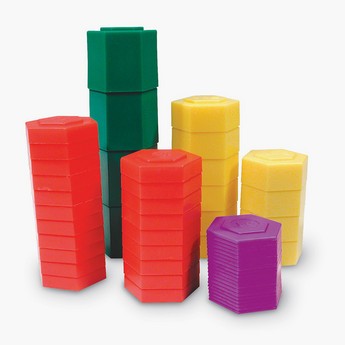 Learning Resources Multicolour Metric Weight Set - 54 Pieces