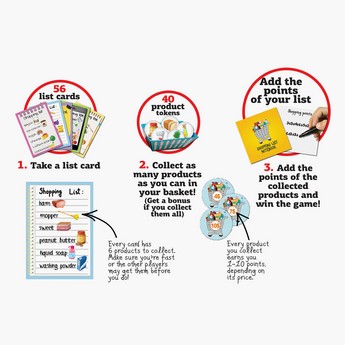 Learning KitDS Shopping List Game Set