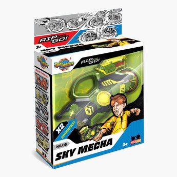 Spin Fighters Sky Mecha Playset