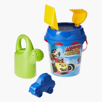 Ecoiffier Mickey Mouse Print Garnished Bucket Box