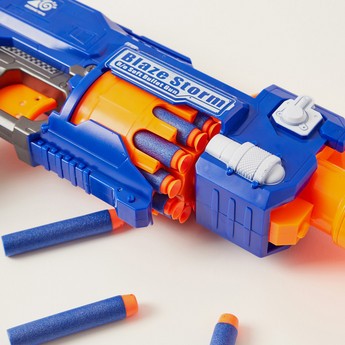 Blaze Storm Battery Operated Soft Dart Gun with 40-Piece Dart Bullets