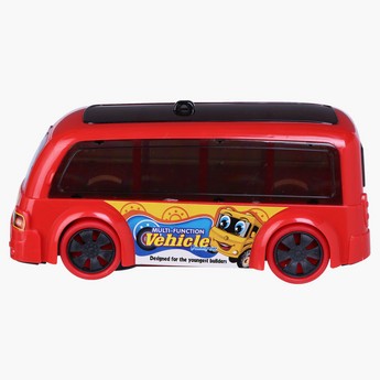 Juniors Power Cartoon Bus with Light and Sound