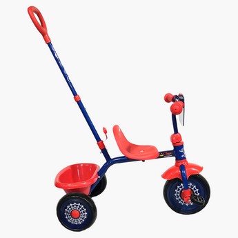 Disney Spider-Man Trike with Push Handle