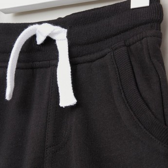 Juniors Solid Shorts with Pocket Detail and Elasticised Waistband