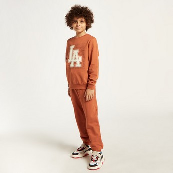 Juniors Solid Knit Joggers with Pockets and Drawstring Closure