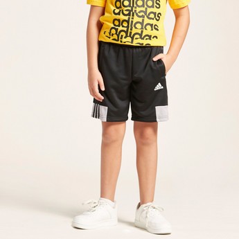 adidas Stripe Detail Shorts with Pockets and Elasticised Waistband