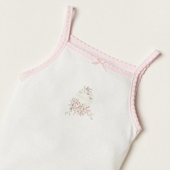 Giggles Printed Sleeveless Bodysuit