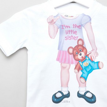 Just Add A Kid Printed T-shirt with Short Sleeves