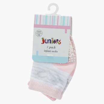 Juniors Printed Socks - Set of 3