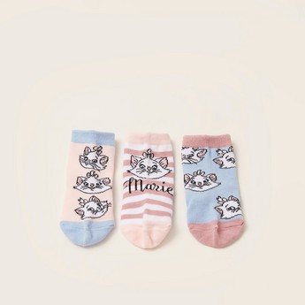 Marie Textured Ankle Length Socks - Set of 3