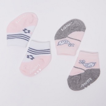 Juniors Printed Socks - Set of 2