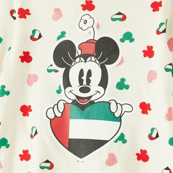 Disney UAE National Day Print T-shirt with Long Sleeves